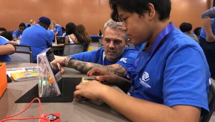 More than 300 students participated in the event.