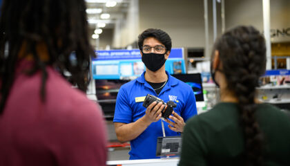 We ranked among the top 10 companies in retail.